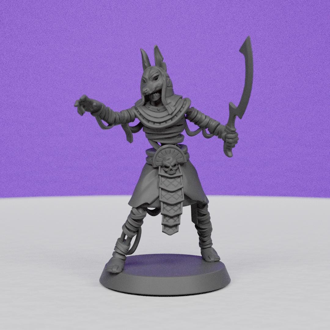 Masked Egyptian Mummy | Galaad Miniatures | Compatible with D&D/AoS | Fantasy | Tabletop RPG