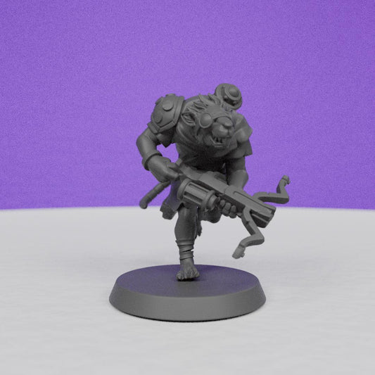Ratfolk Toxic Ranger | Galaad Miniatures | Compatible with D&D/AoS | Fantasy | Tabletop RPG