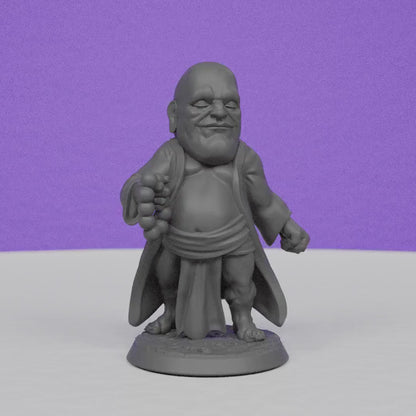 Elder Jinchi Monk | Miniatures Blueprint | Compatible with D&D/AoS | Fantasy