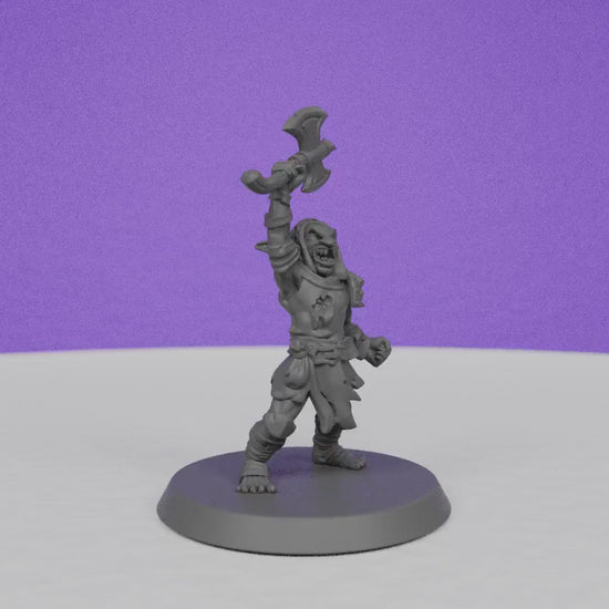 Goblin Warrior Warcry | Galaad Miniatures | Compatible with D&D/AoS | Fantasy | Tabletop RPG