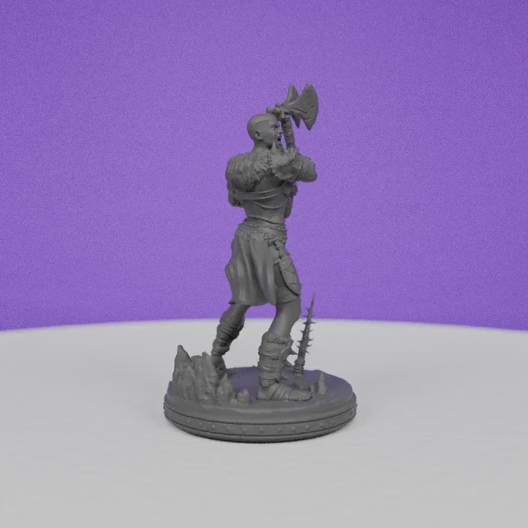 Female Warrior Fhaella | Primal Collectibles | Compatible with D&D/AoS | Fantasy