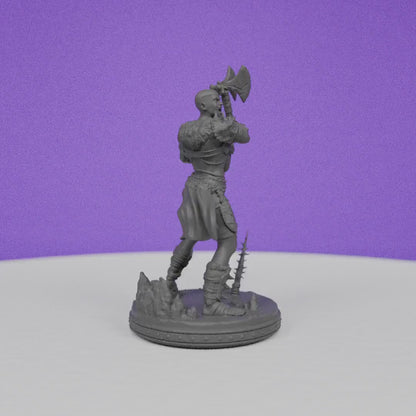 Female Warrior Fhaella | Primal Collectibles | Compatible with D&D/AoS | Fantasy