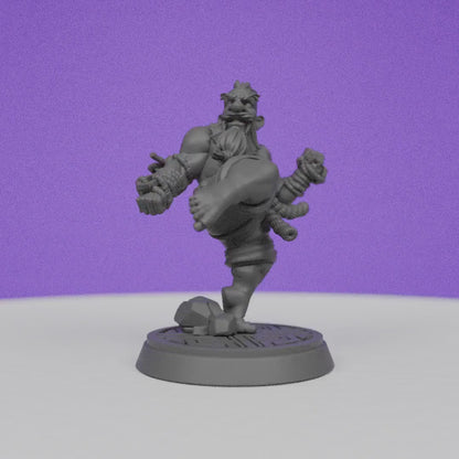 Eternal Dwarf Monk Faldur Ironbrow | CastnPlay | Compatible with D&D/AoS | Fantasy | Tabletop RPG