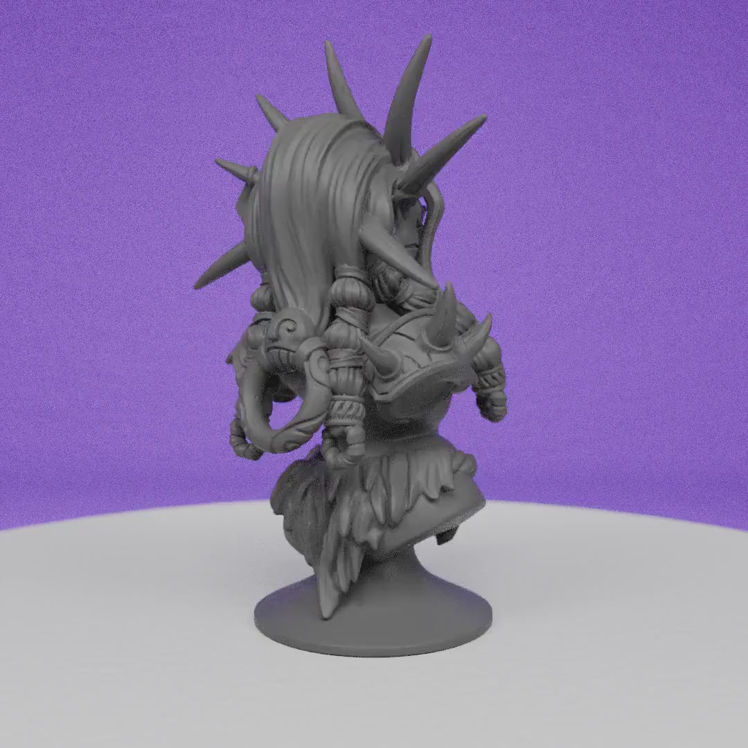 Blood Prietess of Duum Bust | Artisan Guild | Compatible with D&D/AoS | Fantasy