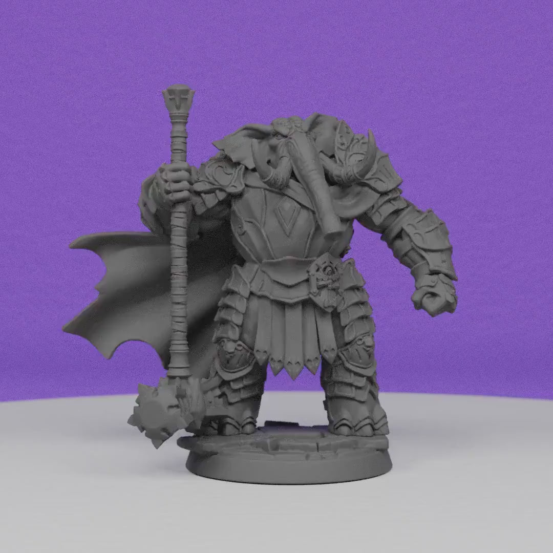 Ivory Sentinel Luxor Bulwark | Artisan Guild Miniatures | Compatible with D&D/AoS | Fantasy | Tabletop RPG