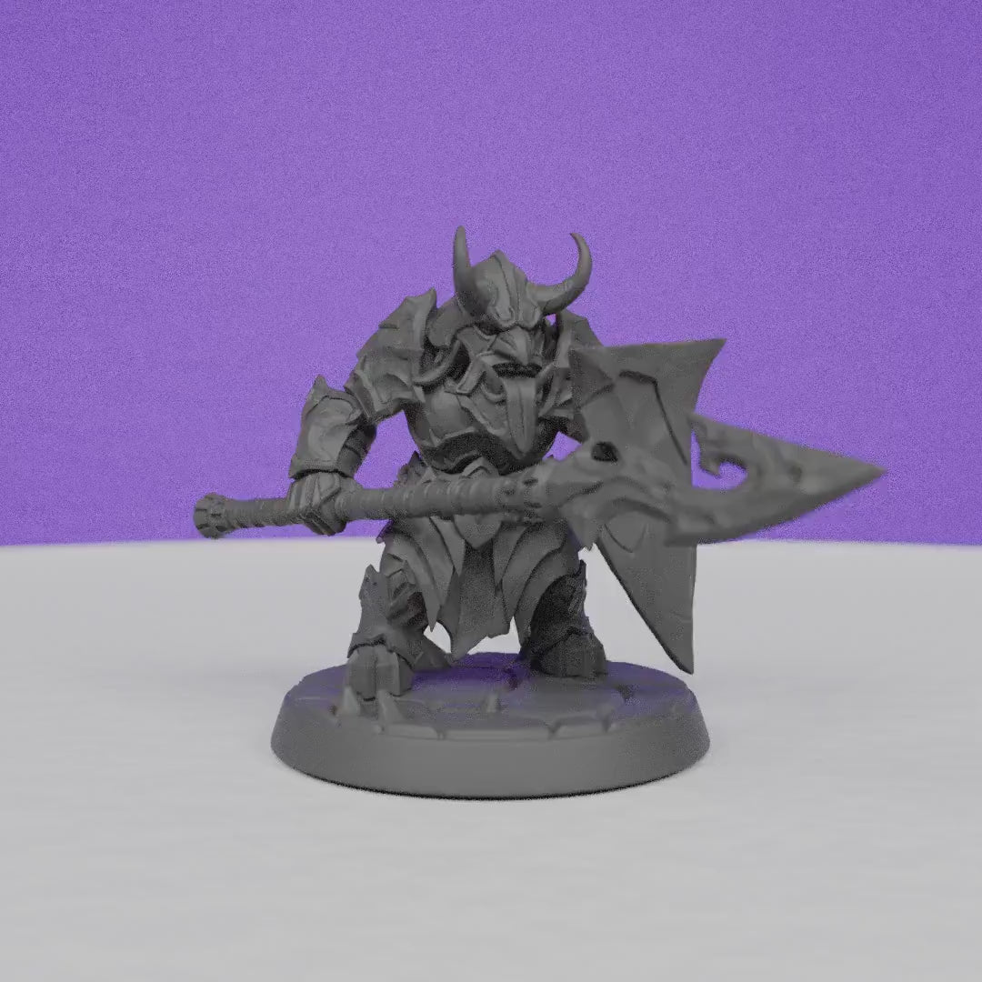 Magma forged Dwarf Dumlok | Artisan Guild Miniatures | Compatible with D&D/AoS | Fantasy | Tabletop RPG