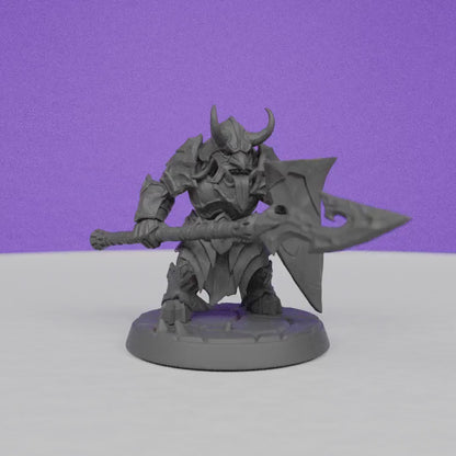 Magma forged Dwarf Dumlok | Artisan Guild Miniatures | Compatible with D&D/AoS | Fantasy | Tabletop RPG