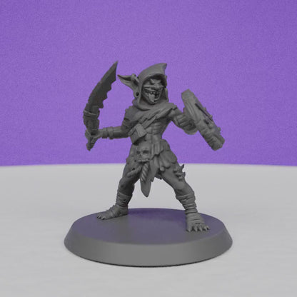 Goblin Warrior | Galaad Miniatures | Compatible with D&D/AoS | Fantasy | Tabletop RPG