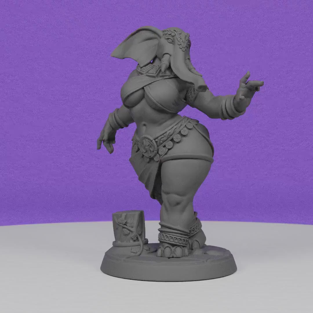 Ivory Sentinel Invoker Gea | Artisan Guild Miniatures | Compatible with D&D/AoS | Fantasy | Tabletop RPG
