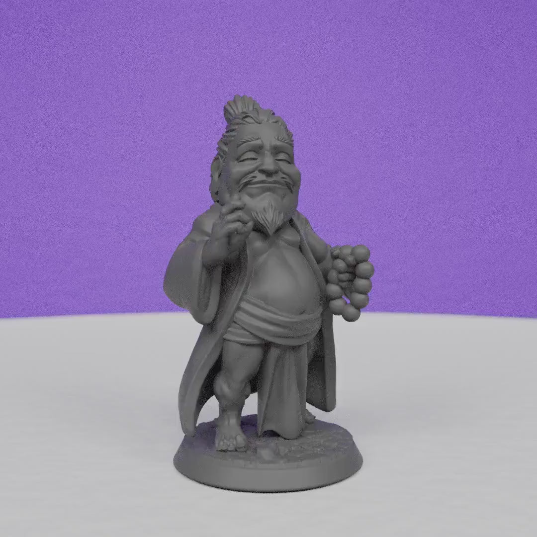 Nianq Young monk | Miniatures Blueprint | Compatible with D&D/AoS | Fantasy