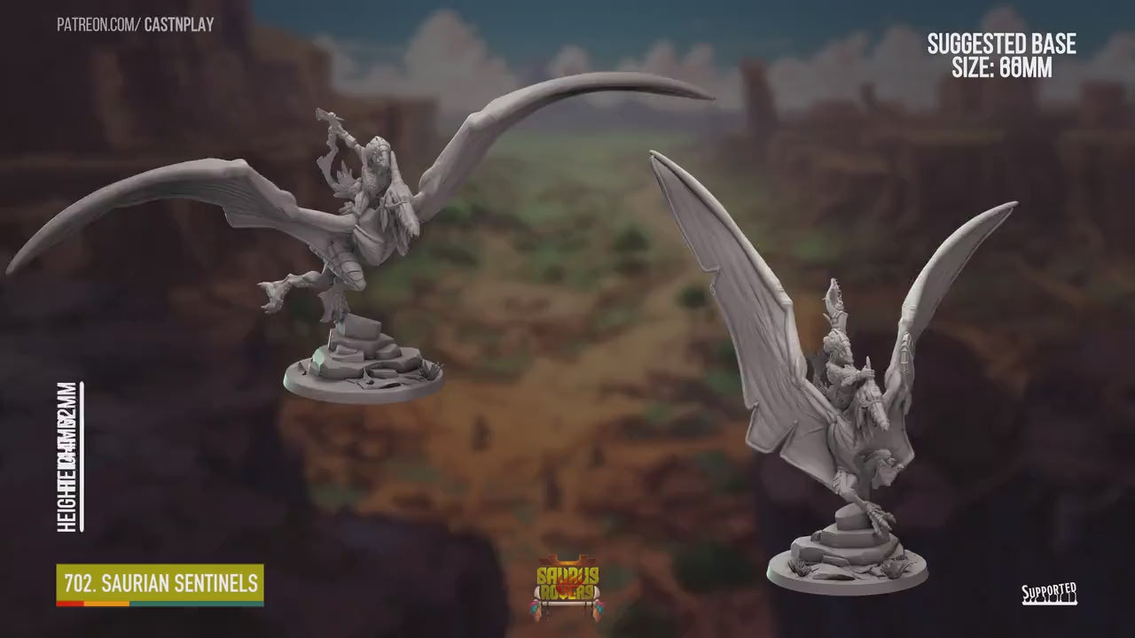 Saurian Sentinels | CastnPlay | Compatible with D&D/AoS | Fantasy