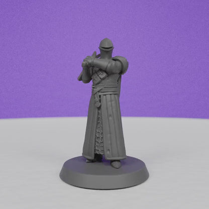 Knight back from War | Galaad Miniatures | Compatible with D&D/AoS | Fantasy | Tabletop RPG