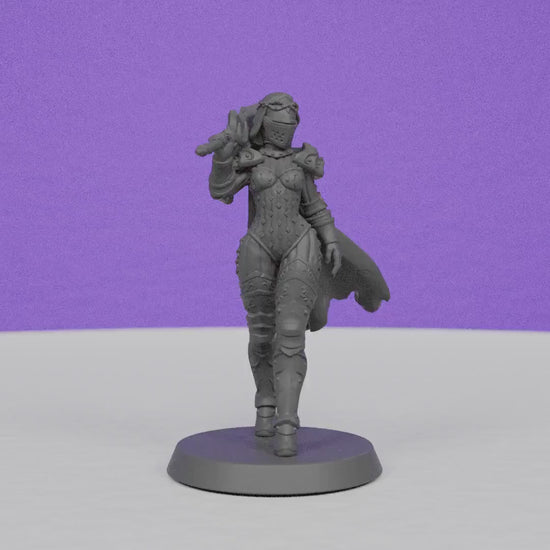 Female Queens Knights | Galaad Miniatures | Compatible with D&D/AoS | Fantasy | Tabletop RPG