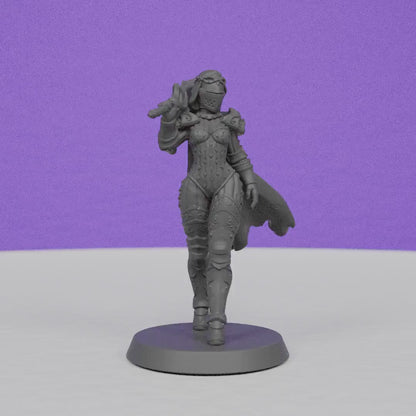 Female Queens Knights | Galaad Miniatures | Compatible with D&D/AoS | Fantasy | Tabletop RPG
