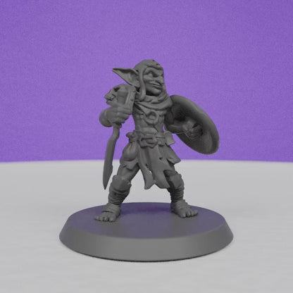 Goblin Warrior | Galaad Miniatures | Compatible with D&D/AoS | Fantasy | Tabletop RPG