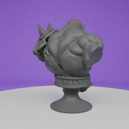 Blackcrag Orc Male Bust | Artisan Guild | Compatible with D&D/AoS | Fantasy