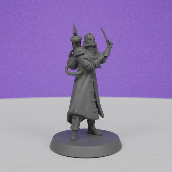 Ratfolk Plague Doctor | Galaad Miniatures | Compatible with D&D/AoS | Fantasy | Tabletop RPG