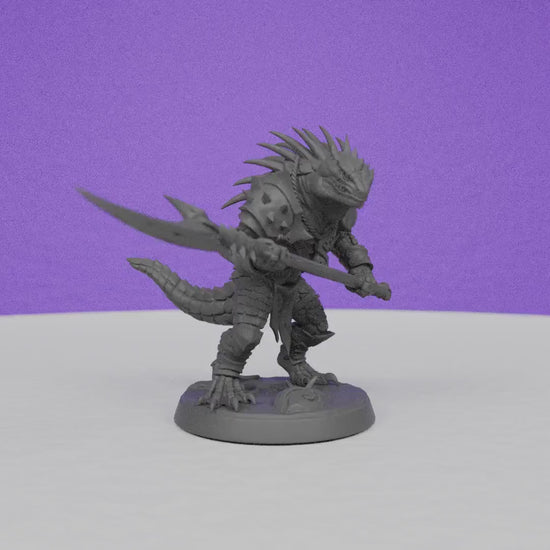 Lizardman of Falgor | Artisan Guild Miniatures | Compatible with D&D/AoS | Fantasy | Tabletop RPG