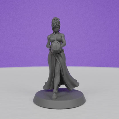 Princess baring Gift | Galaad Miniatures | Compatible with D&D/AoS | Fantasy | Tabletop RPG
