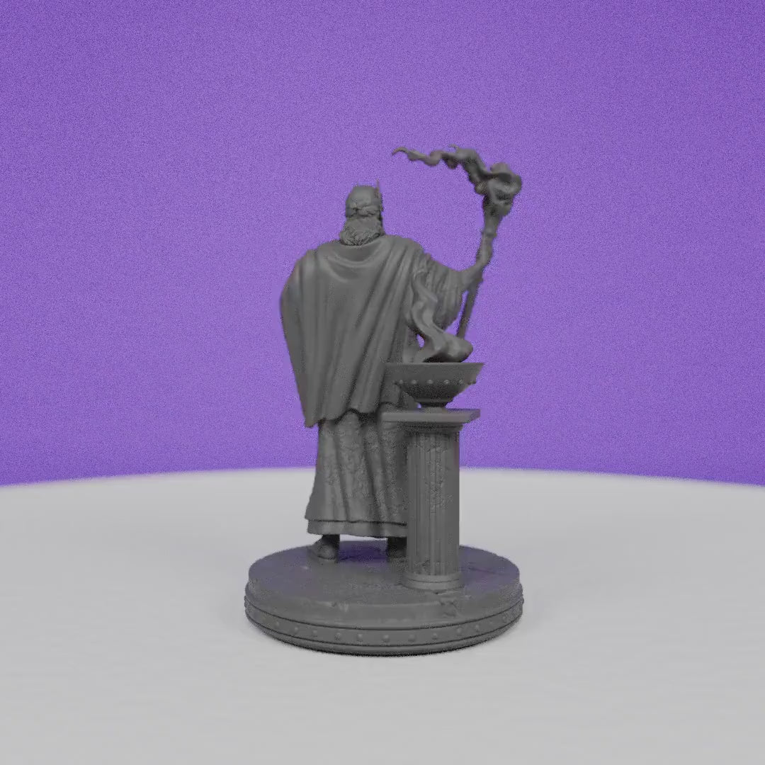 Sorcerer King Lestor | Primal Collectibles | Compatible with D&D/AoS | Fantasy