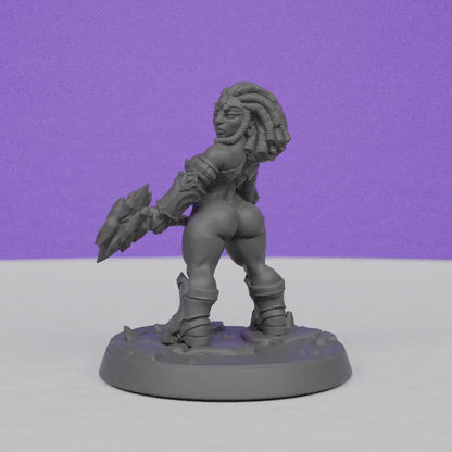 Magma forged Dwarf Gemma | Artisan Guild Miniatures | Compatible with D&D/AoS | Fantasy | Tabletop RPG