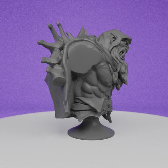 Lugzubur Doombringer Bust | Artisan Guild | Compatible with D&D/AoS | Fantasy