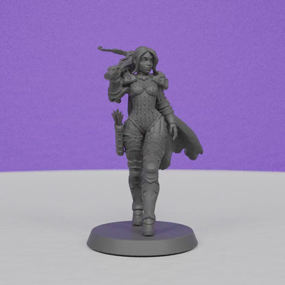 Female Queens Knights | Galaad Miniatures | Compatible with D&D/AoS | Fantasy | Tabletop RPG
