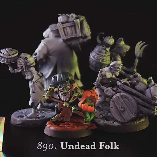 Undead Folk | CastnPlay | Compatible with D&D/AoS | Fantasy | Tabletop RPG