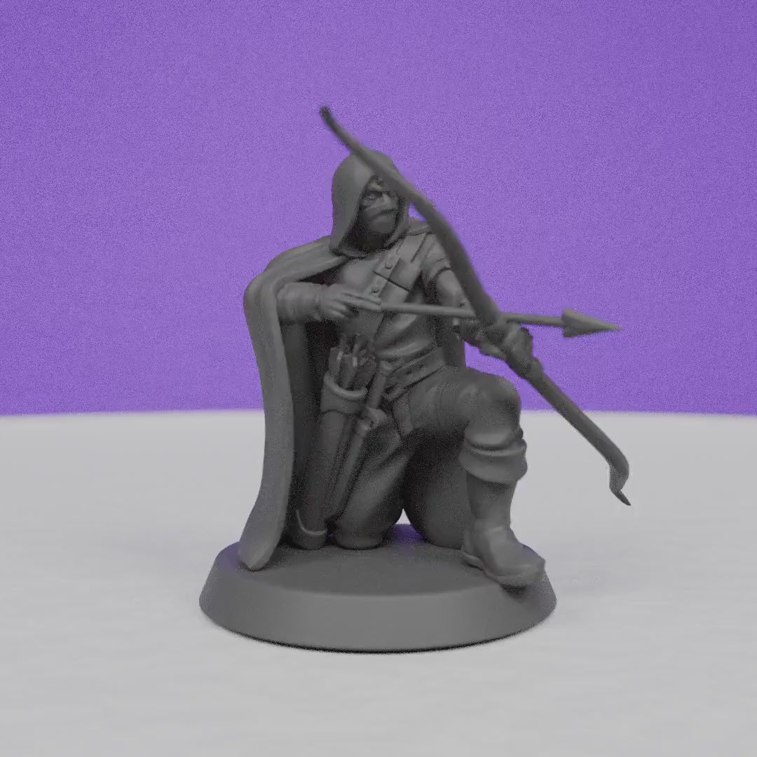 Forest Ranger | Galaad Miniatures | Compatible with D&D/AoS | Fantasy | Tabletop RPG