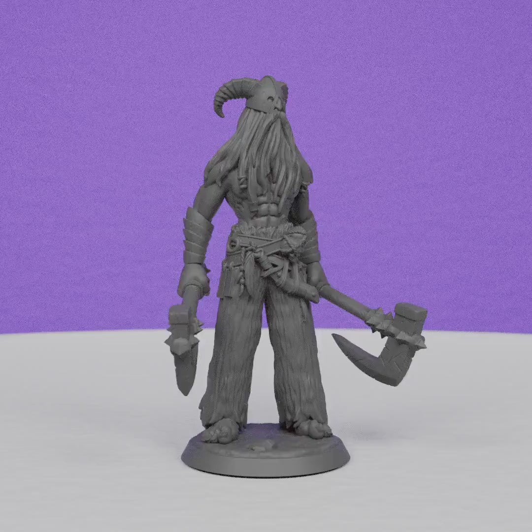 Fraknd Last Giant | Miniatures Blueprint | Compatible with D&D/AoS | Fantasy