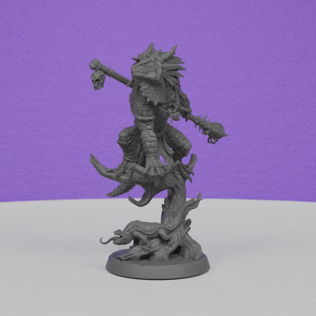 Drulsk the Mire-Speaker | Artisan Guild Miniatures | Compatible with D&D/AoS | Fantasy | Tabletop RPG