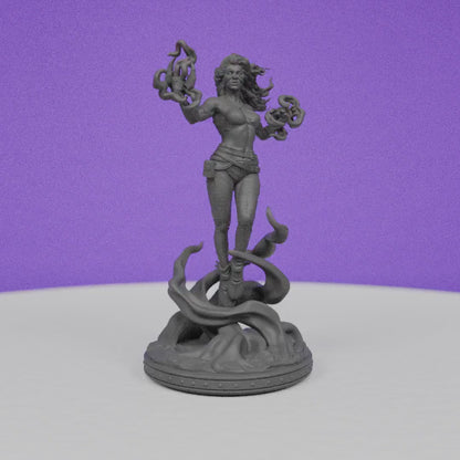 Female Witch Sylra | Primal Collectibles | Compatible with D&D/AoS | Fantasy