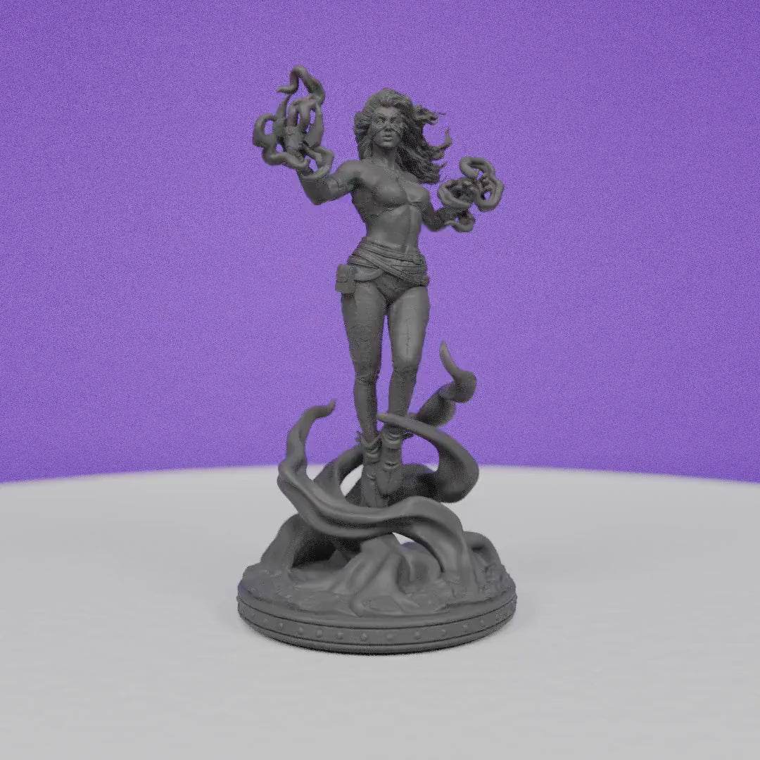 Female Witch Sylra | Primal Collectibles | Compatible with D&D/AoS | Fantasy