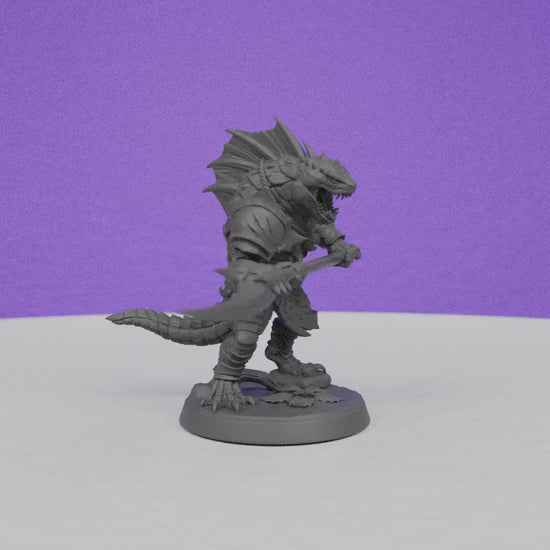 Lizardman of Falgor | Artisan Guild Miniatures | Compatible with D&D/AoS | Fantasy | Tabletop RPG