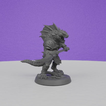 Lizardman of Falgor | Artisan Guild Miniatures | Compatible with D&D/AoS | Fantasy | Tabletop RPG