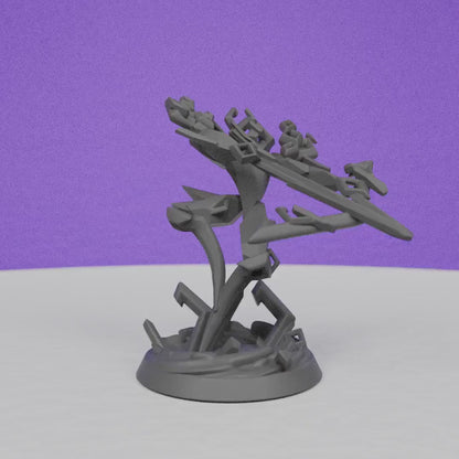 Light Elemental Lvl2 | Miniatures Blueprint | Compatible with D&D/AoS | Fantasy