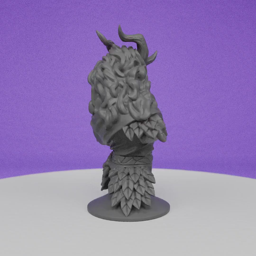 Female Anima Hervera Lurikeen Bust | Artisan Guild | Compatible with D&D/AoS | Fantasy