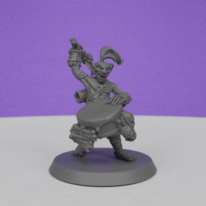Goblin Drummer | Galaad Miniatures | Compatible with D&D/AoS | Fantasy | Tabletop RPG