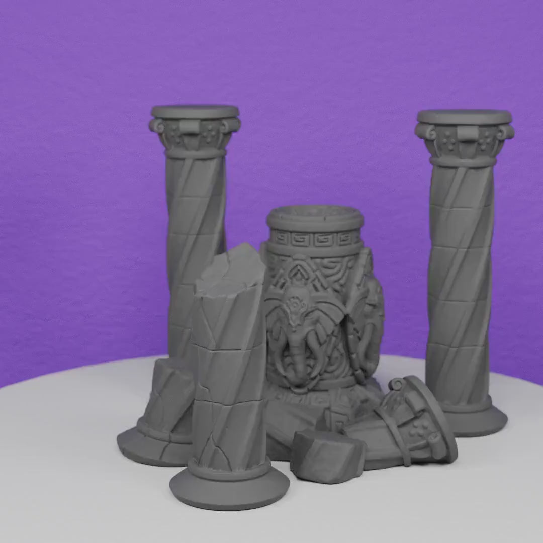 Elephorim Shrine Terrain | Artisan Guild Miniatures | Compatible with D&D/AoS | Fantasy | Tabletop RPG