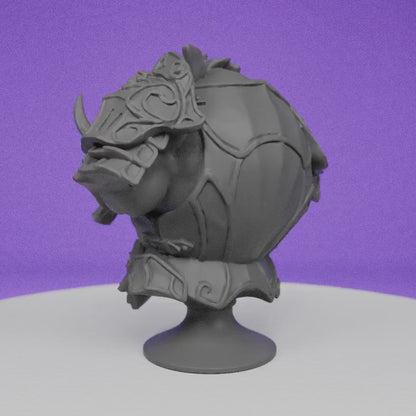Luxor Bulwark of the Order with Helmet Bust | Artisan Guild | Compatible with D&D/AoS | Fantasy