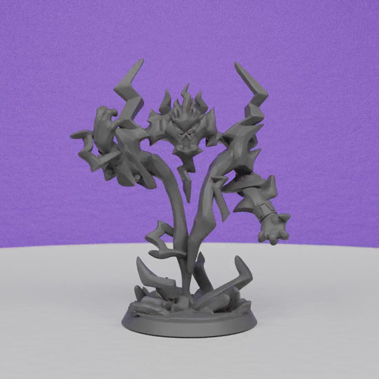 Lightning Elemental Lvl3 | Miniatures Blueprint | Compatible with D&D/AoS | Fantasy