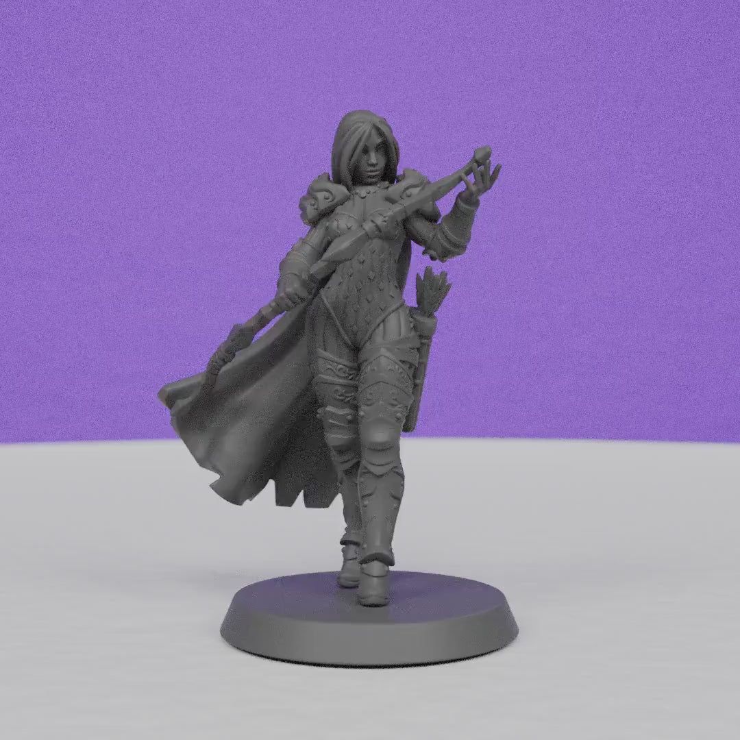 Female Queens Knights | Galaad Miniatures | Compatible with D&D/AoS | Fantasy | Tabletop RPG