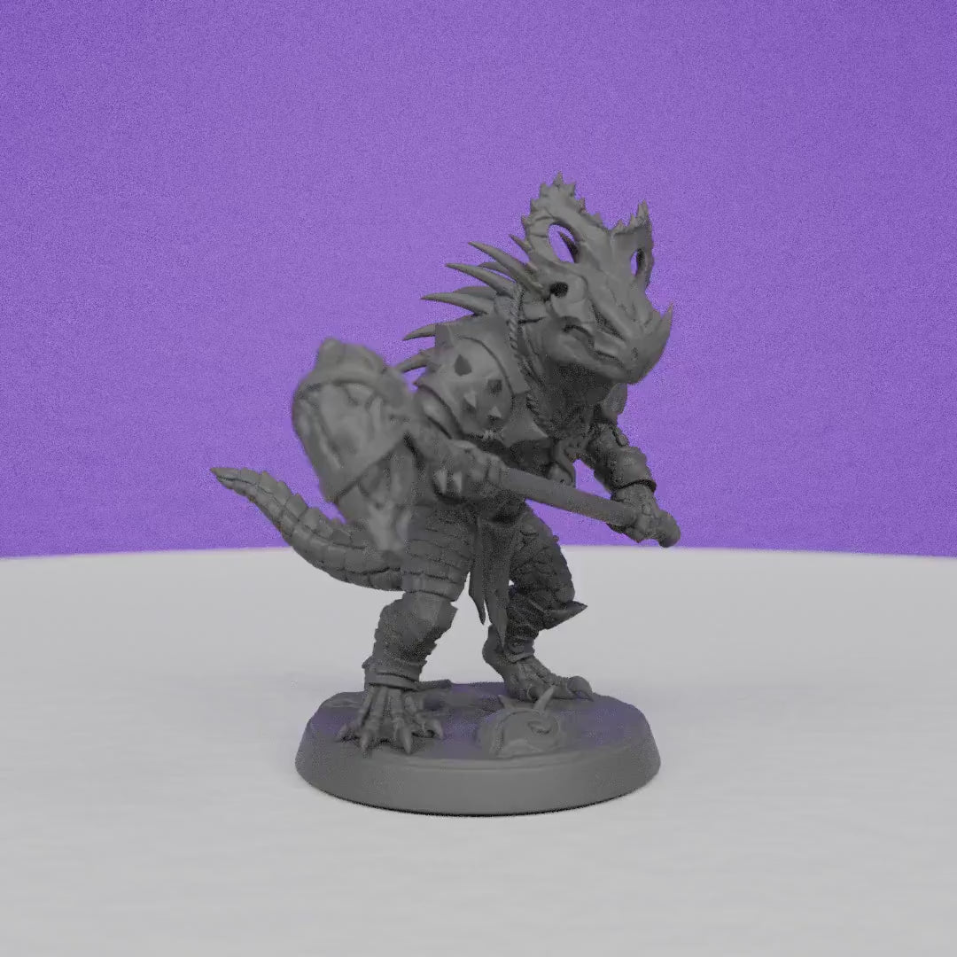 Lizardman of Falgor | Artisan Guild Miniatures | Compatible with D&D/AoS | Fantasy | Tabletop RPG