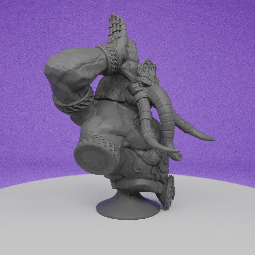 Elepharion the Ivory Colossus Bust | Artisan Guild | Compatible with D&D/AoS | Fantasy