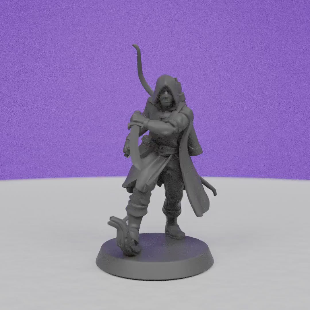 Forest Ranger | Galaad Miniatures | Compatible with D&D/AoS | Fantasy | Tabletop RPG