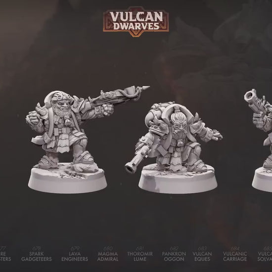 Dwarf Blaze Arbalists Miniatures | Ranged | CastnPlay | Compatible with D&D/AoS | Fantasy