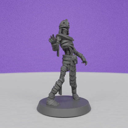 Egyptian Mummy Fighter | Galaad Miniatures | Compatible with D&D/AoS | Fantasy | Tabletop RPG