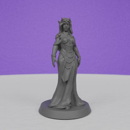 Female Elf Princess | Galaad Miniatures | Compatible with D&D/AoS | Fantasy | Tabletop RPG