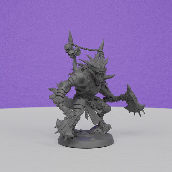 Zarrkan Bloodjaw | Artisan Guild Miniatures | Compatible with D&D/AoS | Fantasy | Tabletop RPG