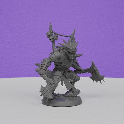 Zarrkan Bloodjaw | Artisan Guild Miniatures | Compatible with D&D/AoS | Fantasy | Tabletop RPG